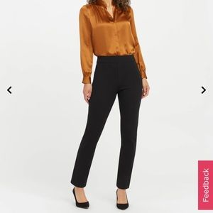 SPANX Perfect Pant Slim Straight Black Petite